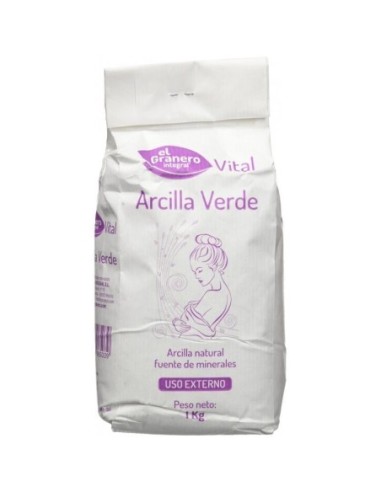 Arcilla Verde Bolsa 1Kg (Gra)