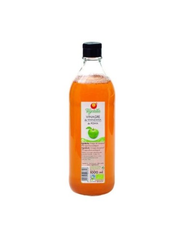 VINAGRE MANZANA BIO. 1L. PLASTICO (VEGET.)